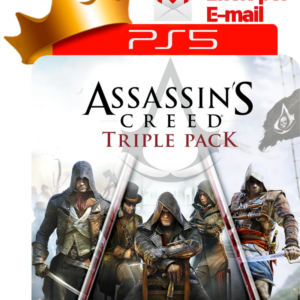 Capa Assassin’s Creed 4 Black Flag + Unity + Syndicate para PS5 - O Rei dos Games