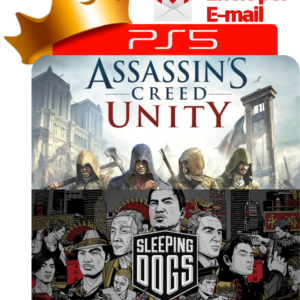 Capa Assassin’s Creed Unity + Sleeping Dogs Definitive Edition para PS5 - O Rei dos Games
