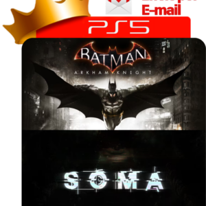 Capa Batman: Arkham Knight + SOMA para PS5 - O Rei dos Games