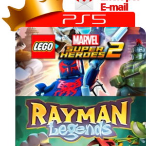 Capa LEGO Marvel Super Heroes 2 + Rayman Legends para PS5 - O Rei dos Games