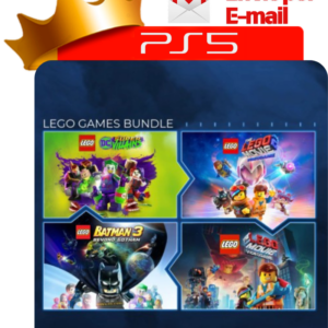 Capa LEGO Movie 1 + LEGO Movie 2 + LEGO Batman 3 + LEGO DC Super-Villains para PS5 - O Rei dos Games
