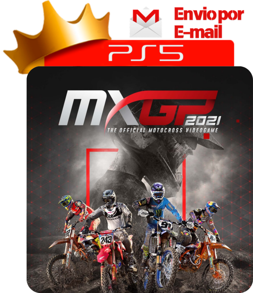Capa MXGP 2021 para PS5 - O Rei dos Games