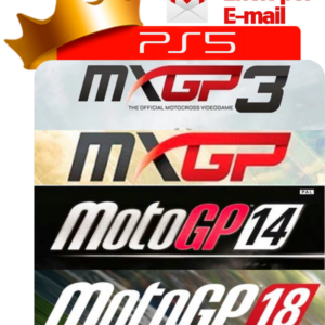 Capa MXGP 3 + MXGP + MotoGP 14 + MotoGP 18 para PS5 - O Rei dos Games
