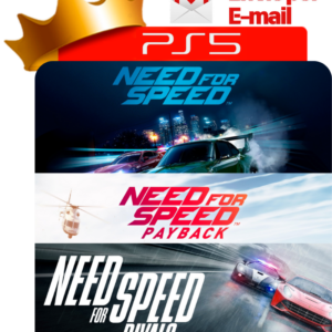Capa Need for Speed + Need for Speed Payback + Need for Speed Rivals para PS5 - O Rei dos Games