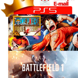 Capa One Piece: Pirate Warriors 4 + Battlefield 1 para PS5 - O Rei dos Games