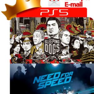 Capa Sleeping Dogs Definitive Edition + Need for Speed para PS5 - O Rei dos Games