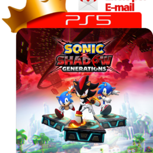 Capa Sonic X Shadow Generations para PS5 - O Rei dos Games