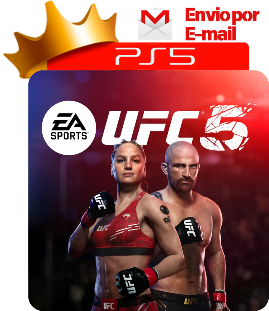 Capa EA Sports UFC 5 para PS5 - O Rei dos Games