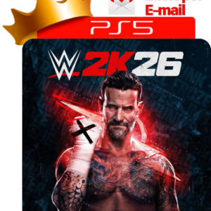 Capa WWE 2K26 para PS5 - O Rei dos Games