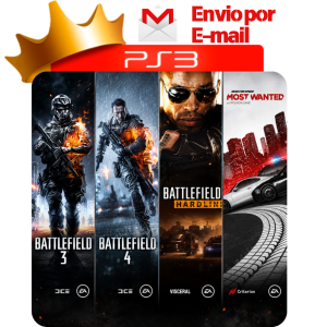 Battlefield 3, Battlefield 4, Hardline e NFS Most Wanted para PS3 - O Rei dos Games