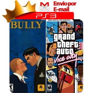 Bully e GTA Vice City para PS3 - O Rei dos Games