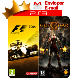 F1 2014 e God of War II para PS3 - O Rei dos Games