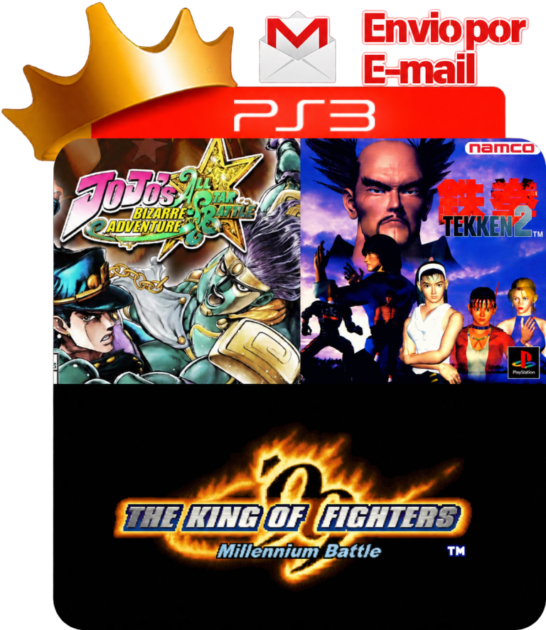 JoJo’s Bizarre Adventure, Tekken 2 e The King of Fighters ’99 para PS3 - O Rei dos Games