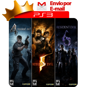 Resident Evil 4, 5 e 6 para PS3 - O Rei dos Games