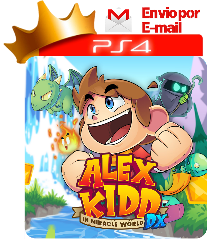 Alex Kidd in Miracle World DX para PS4 - O Rei dos Games