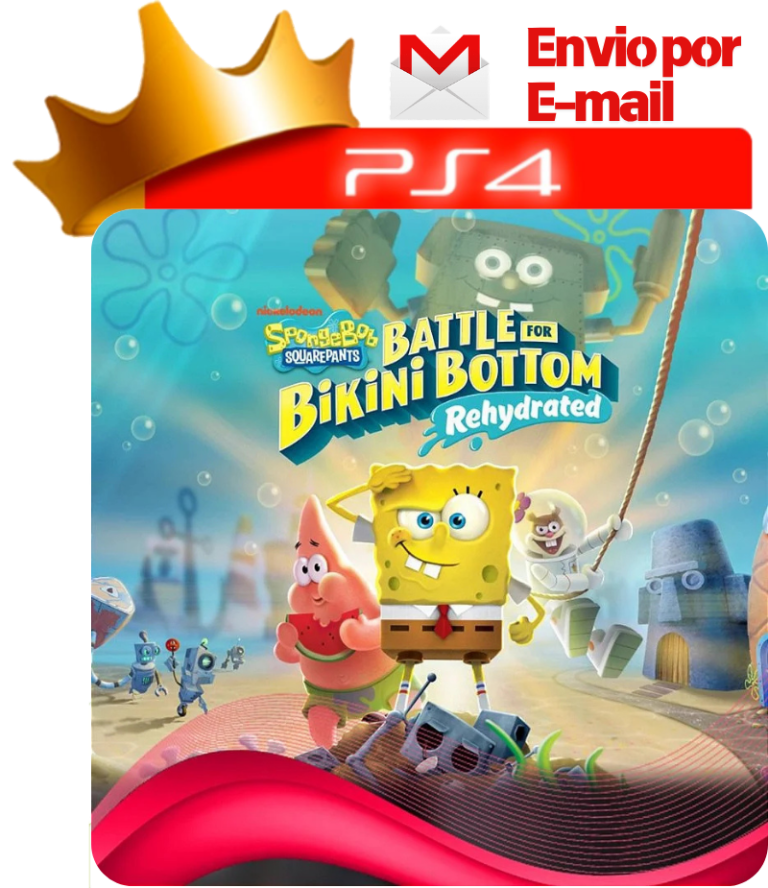 SpongeBob SquarePants: Battle for Bikini Bottom – Rehydrated para PS4 - O Rei dos Games