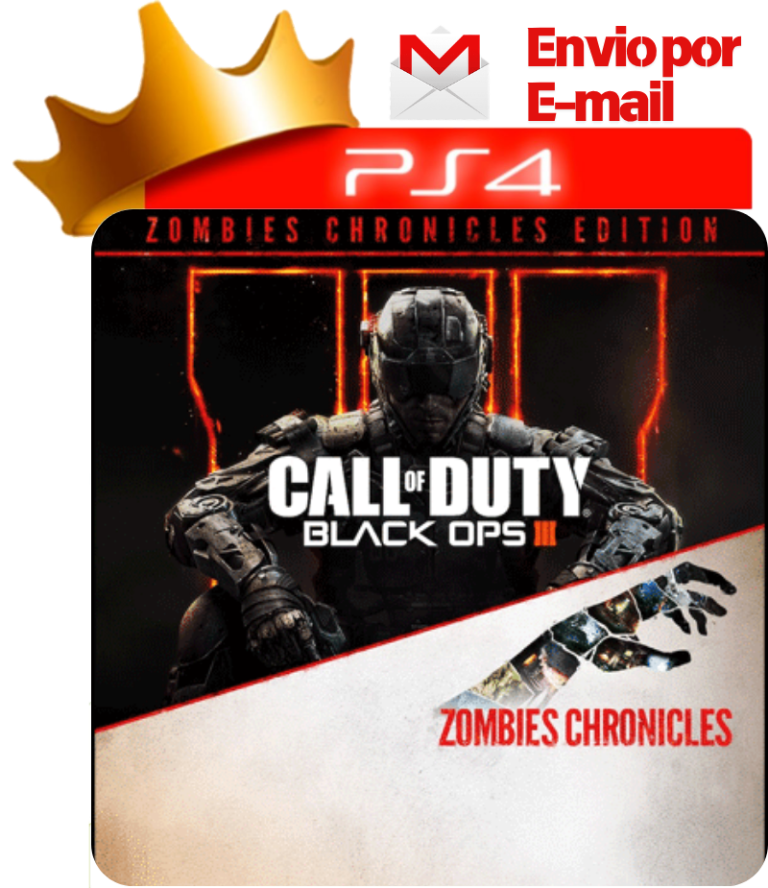 Call of Duty: Black Ops III – Zombies Chronicles Edition para PS4 - O Rei dos Games