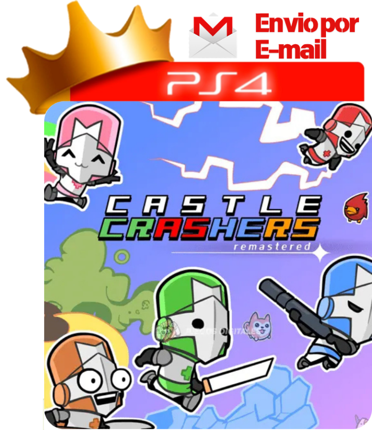Castle Crashers Remastered para PS4 - O Rei dos Games