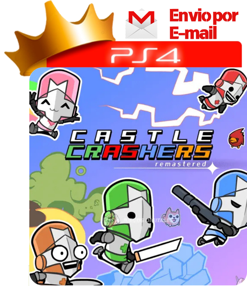 Castle Crashers Remastered para PS4 - O Rei dos Games