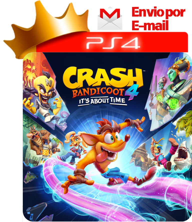 Crash Bandicoot 4: It’s About Time para PS4 - O Rei dos Games