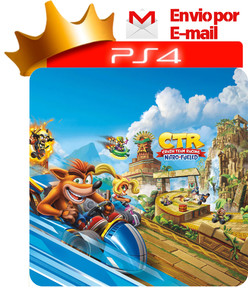 Crash Team Racing Nitro-Fueled para PS4 - O Rei dos Games