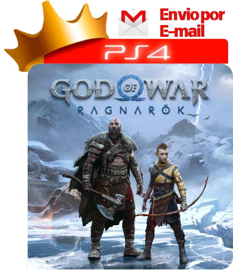 God of War Ragnarök para PS4 - O Rei dos Games