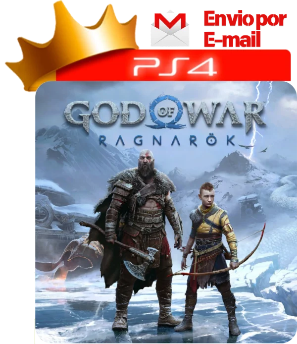 God of War Ragnarök para PS4 - O Rei dos Games