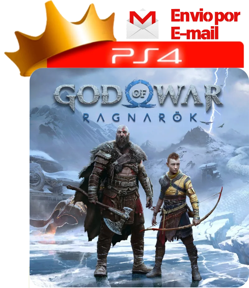 God of War Ragnarök para PS4 - O Rei dos Games