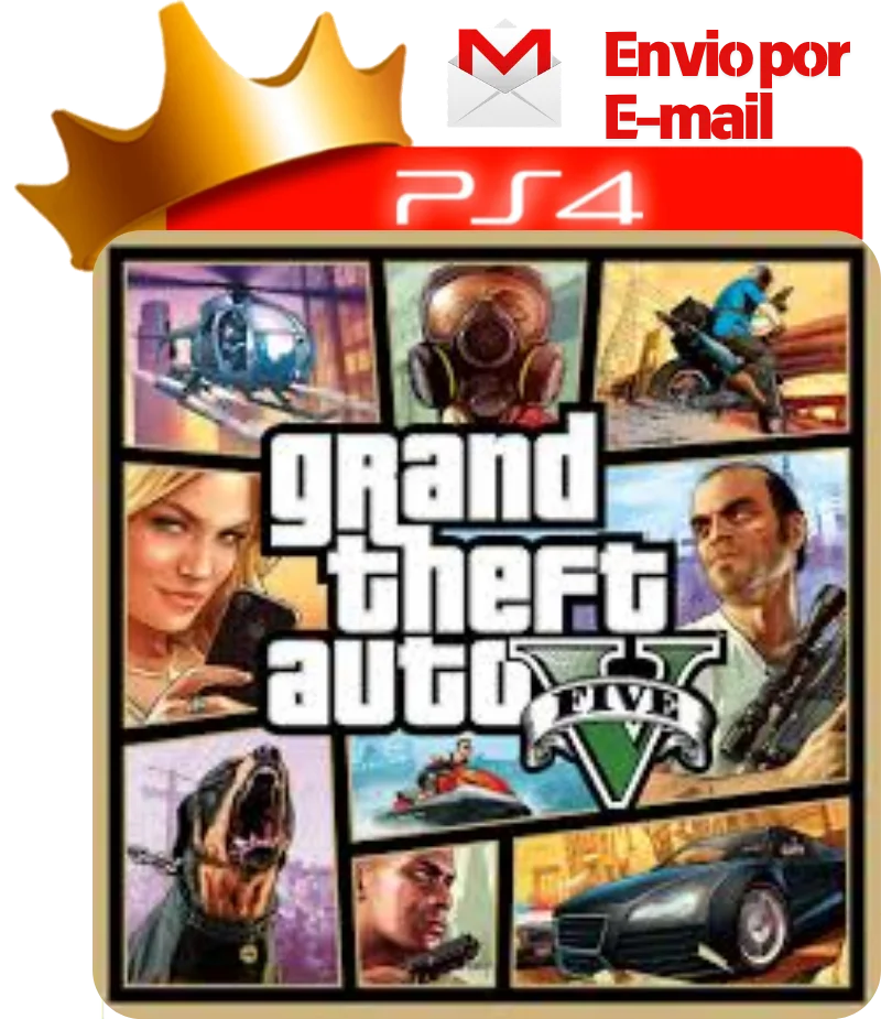 GTA 5 para PS4 - O Rei dos Games
