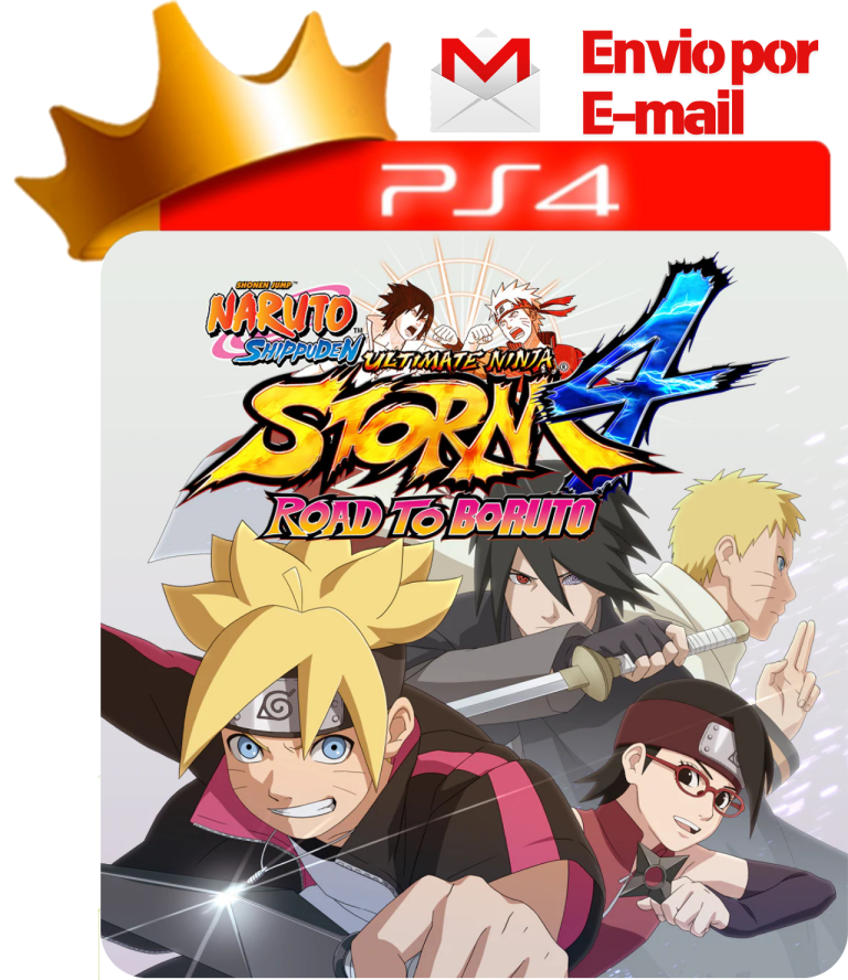 Naruto Shippuden: Ultimate Ninja Storm 4 – Road to Boruto para PS4 - O Rei dos Games