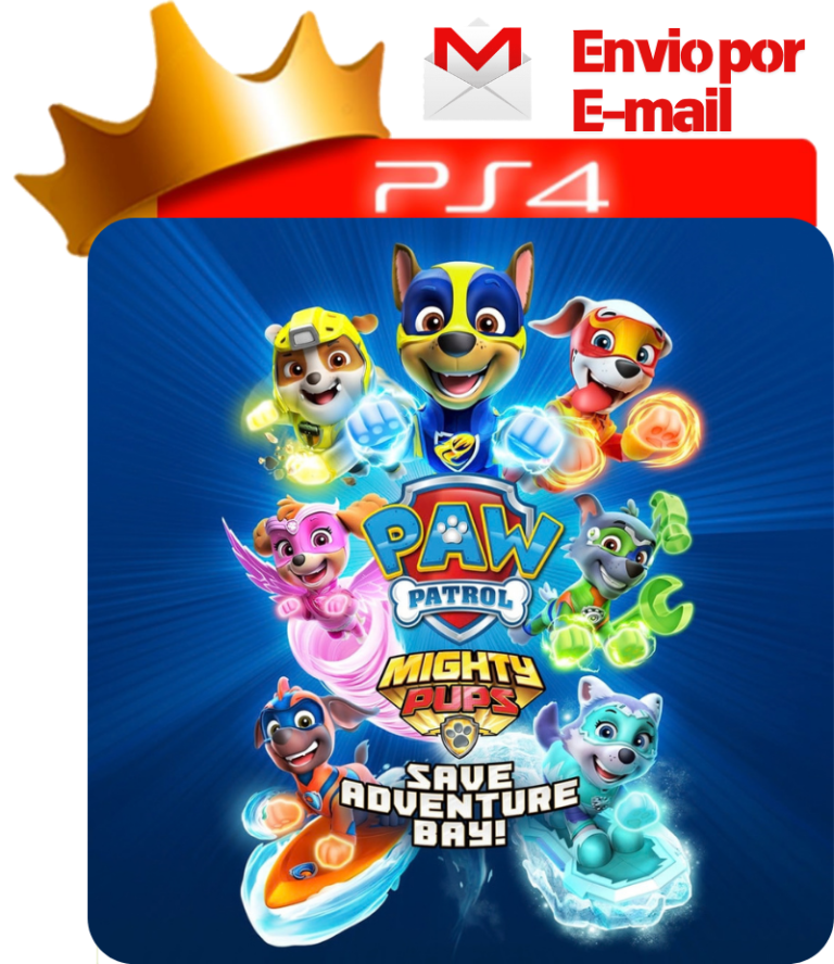 Patrulha Canina: Os Cachorrinhos Poderosos Salvam a Baía da Aventura para PS4 - O Rei dos Games