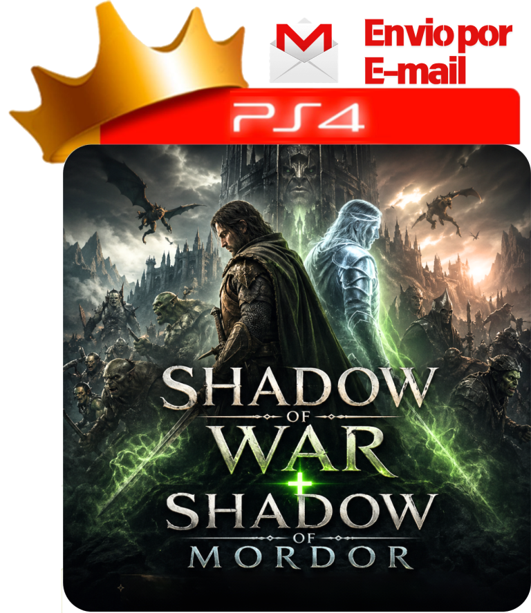 Shadow of War + Shadow of Mordor para PS4 - O Rei dos Games