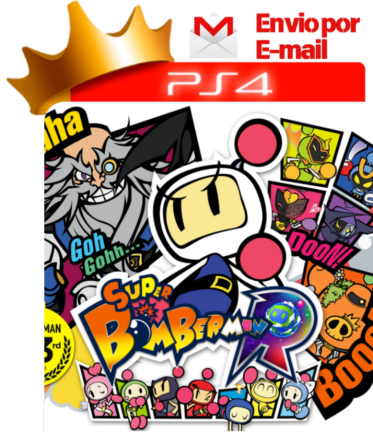 Super Bomberman R para PS4 - O Rei dos Games
