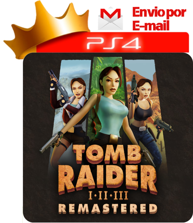 Tomb Raider 1, 2 e 3 Remasterizados para PS4 - O Rei dos Games