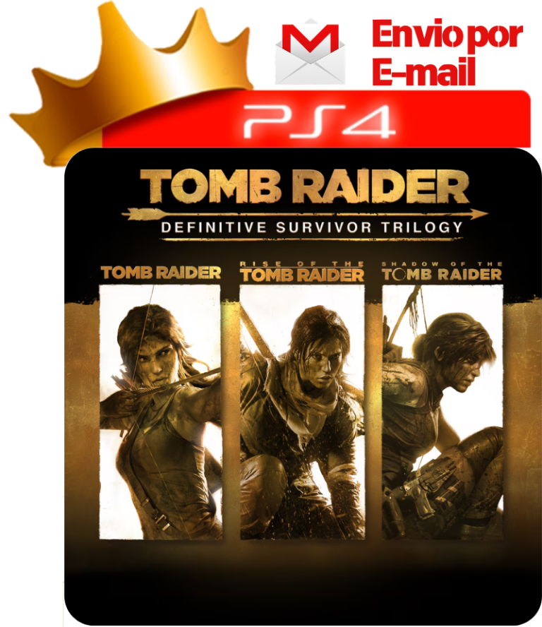 Tomb Raider Survivor Trilogy para PS4 - O Rei dos Games