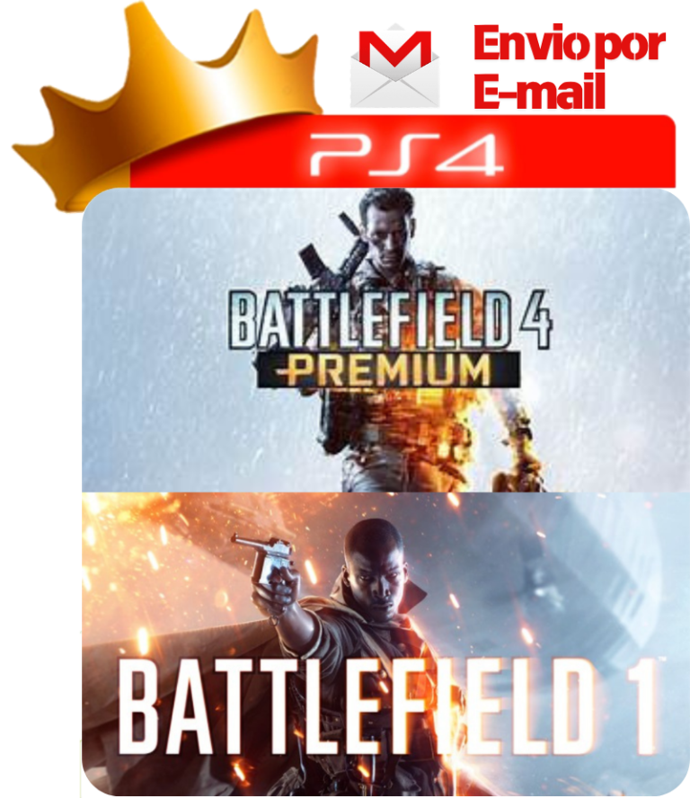 Battlefield 4 Premium + Battlefield 1 para PS4 - O Rei dos Games