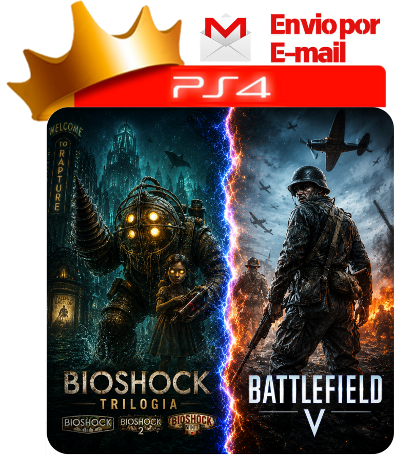 BioShock Trilogia + Battlefield 5 para PS4 - O Rei dos Games