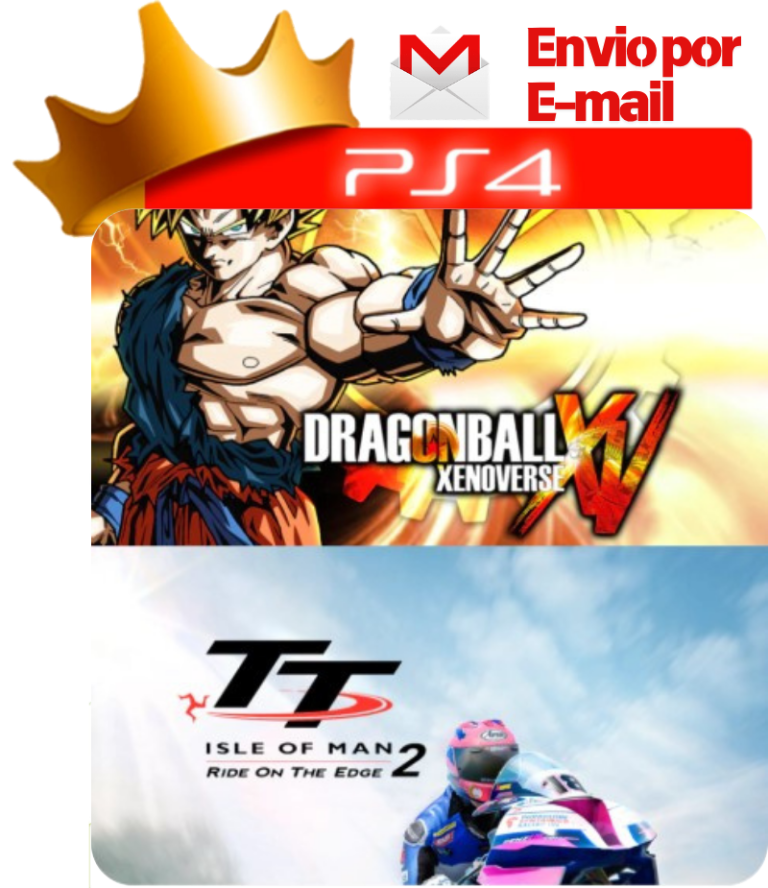 Dragon Ball Xenoverse + TT Isle of Man 2 para PS4 - O Rei dos Games