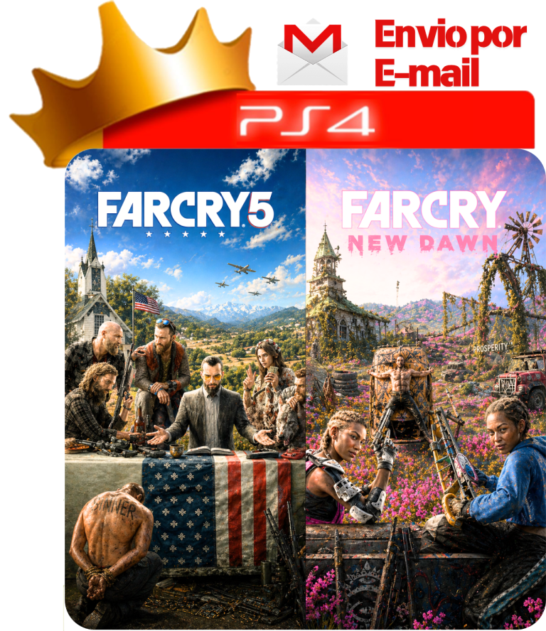 Far Cry 5 + Far Cry New Dawn para PS4 - O Rei dos Games