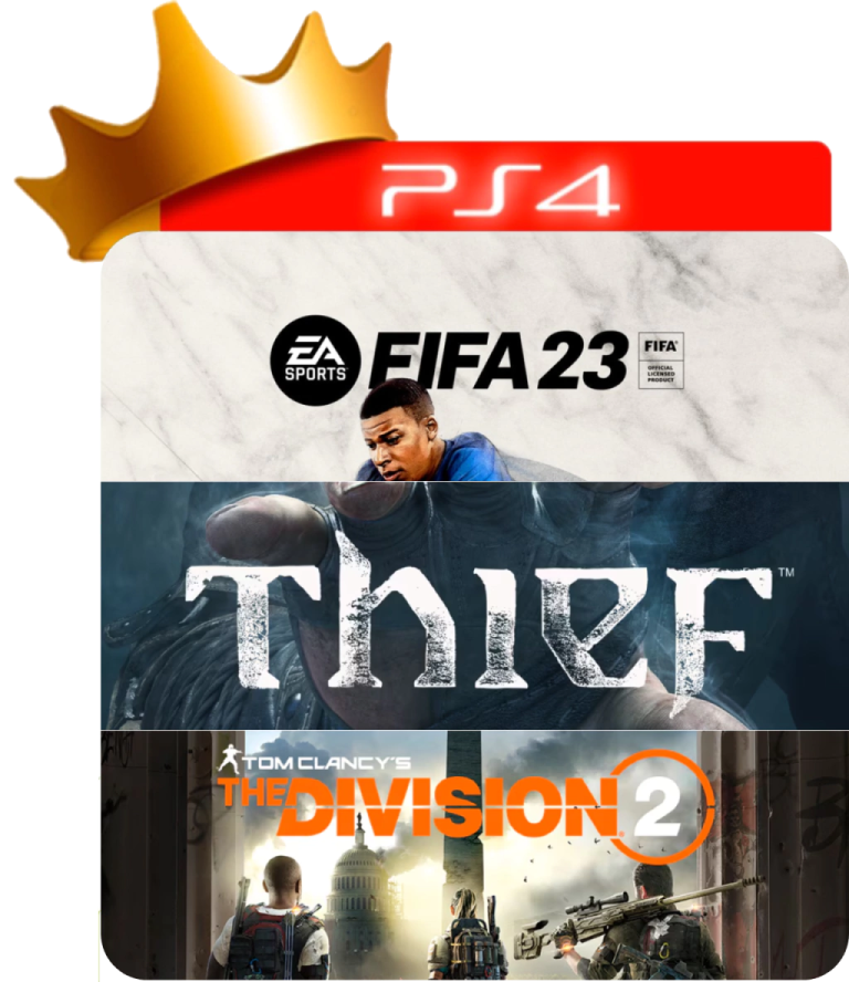 FIFA 23 + Thief + The Division 2 para PS4 - O Rei dos Games