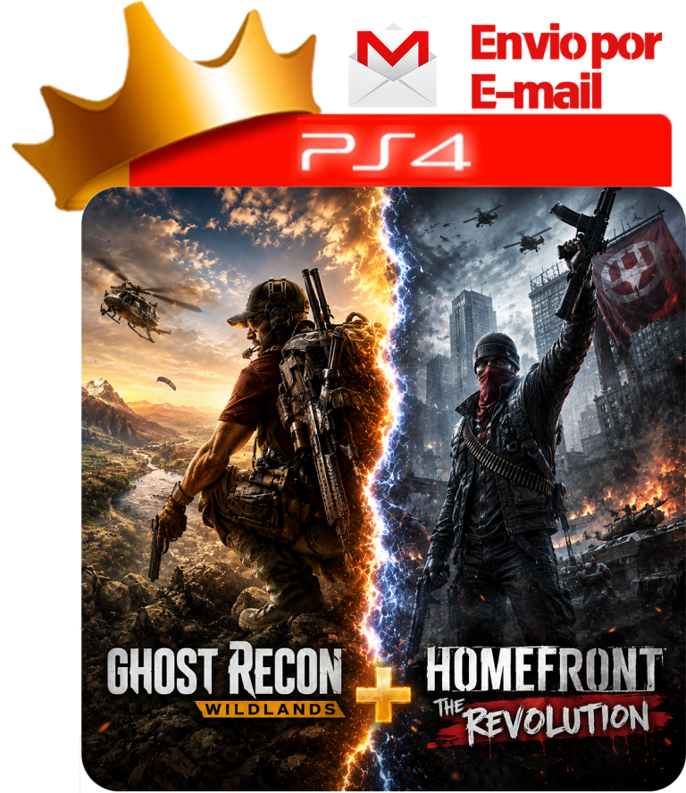 Ghost Recon Wildlands + Homefront: The Revolution para PS4 - O Rei dos Games