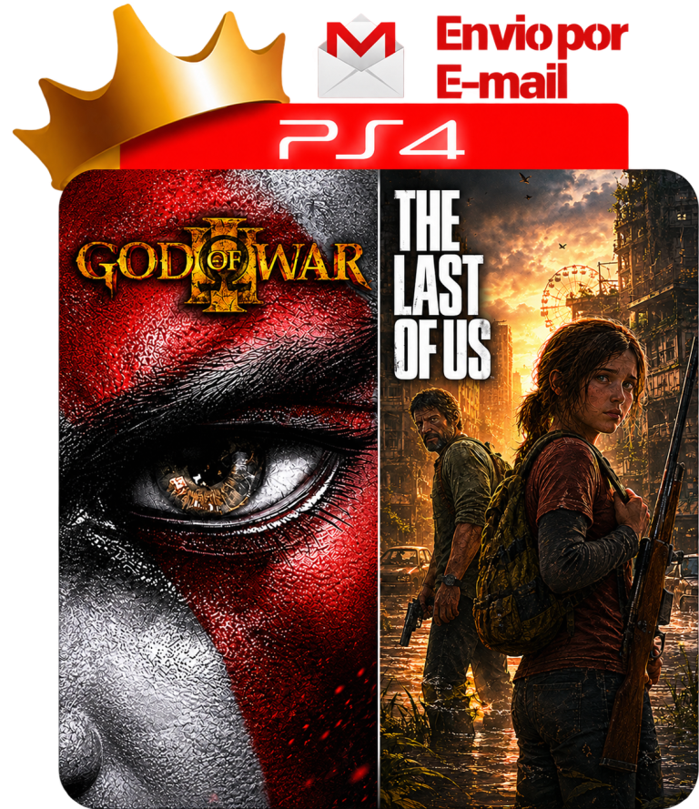 God of War 3 Remastered + The Last of Us Remastered para PS4 - O Rei dos Games