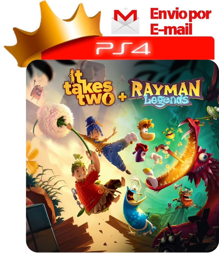 It Takes Two + Rayman Legends para PS4 - O Rei dos Games