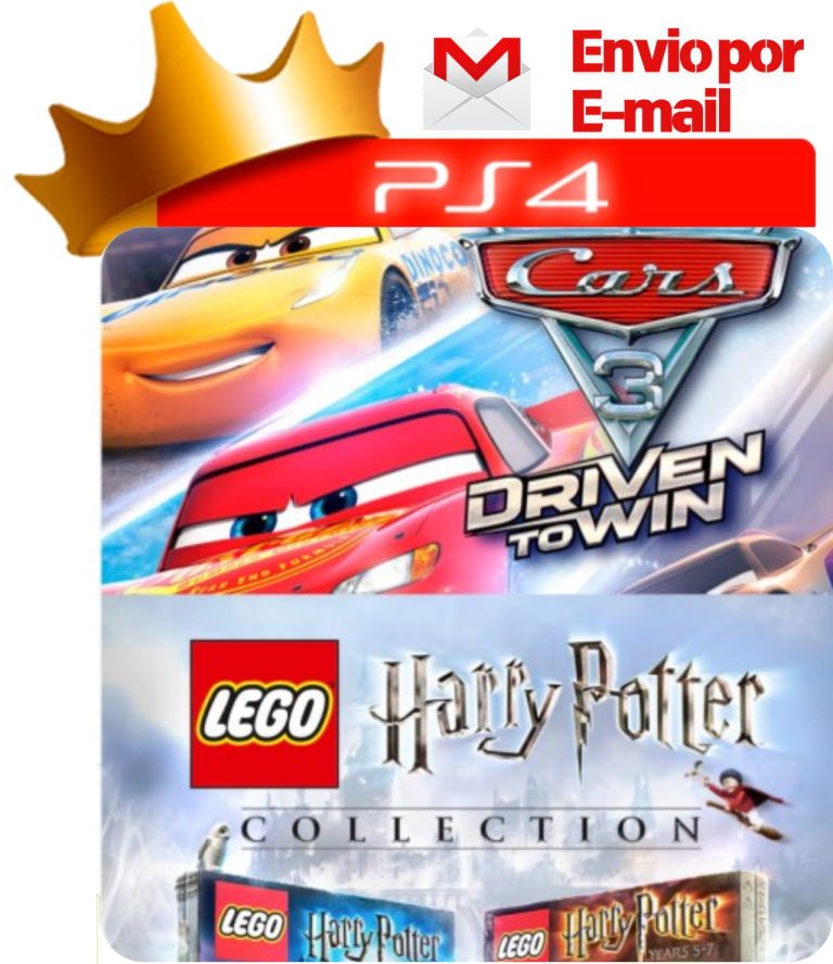 LEGO Harry Potter Collection + Cars 3: Driven to Win para PS4 - O Rei dos Games