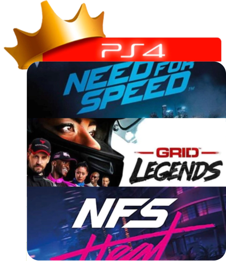 Need for Speed + GRID Legends + Need for Speed Heat para PS4 - O Rei dos Games