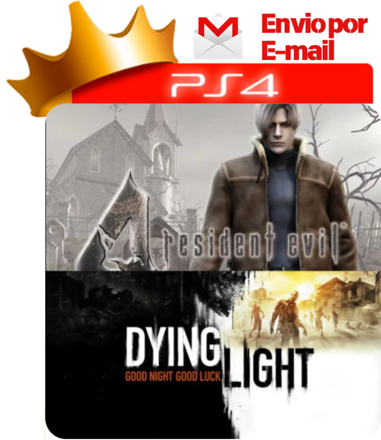 Resident Evil 4 + Dying Light para PS4 - O Rei dos Games