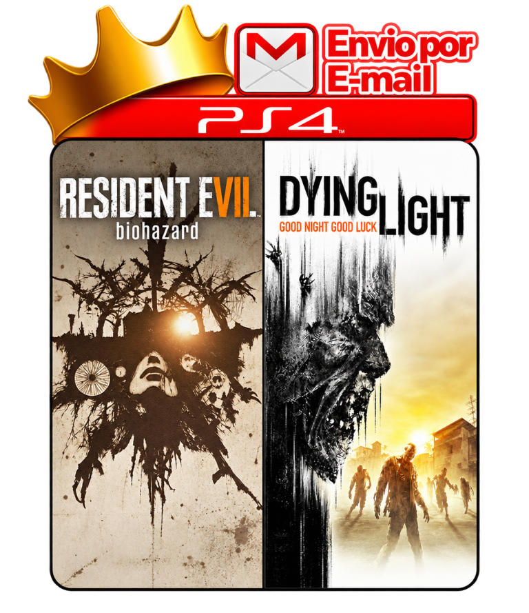 Resident Evil 7 + Dying Light para PS4 - O Rei dos Games