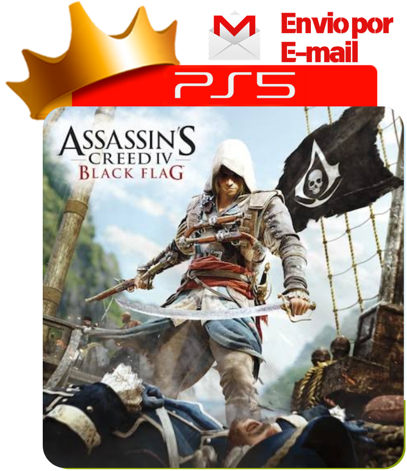 Assassin’s Creed IV: Black Flag para PS5 - O Rei dos Games
