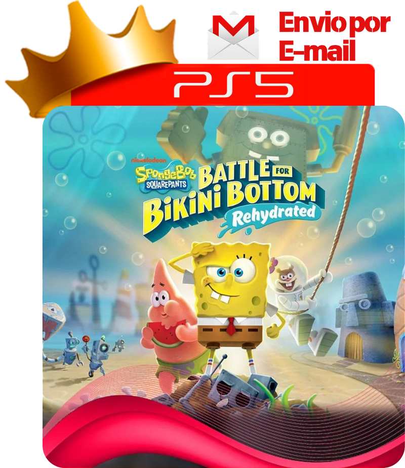 Bob Esponja Calça Quadrada: Batalha pela Fenda do Biquíni – Rehidratado para PS5 - O Rei dos Games