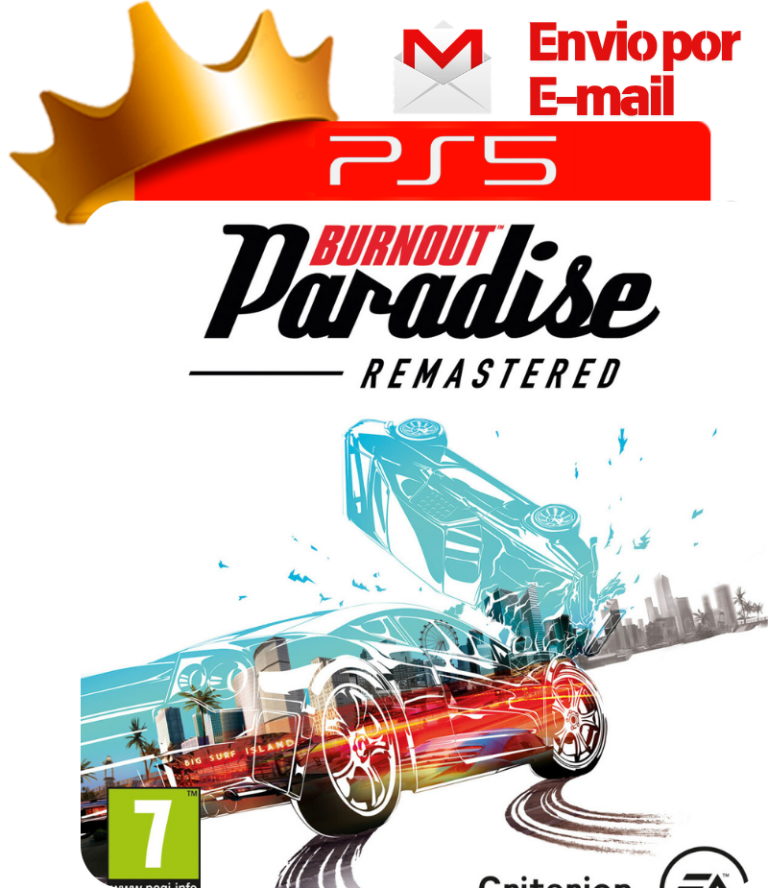Burnout Paradise HD para PS5 - O Rei dos Games
